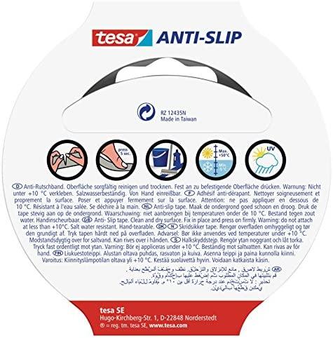 Tesa Anti-Rutschband 5m 50mm juodas