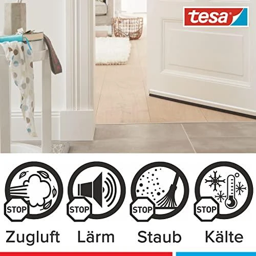 Uszczelka TESA ŠEPETĖLINIS TARPIKLIS COMFORT 1m x 40mm RUDAS