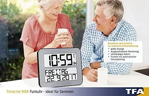 TFA Laikrodis skaitmeninė sienelė – Dostmann (60.4512.54)