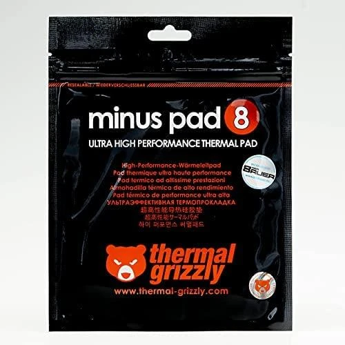 Thermal Grizzly | Minuso padas 8 - 20 x 120 x 1,5 mm | N/A | Temperatūros diapazonas: -100°C / +250°C