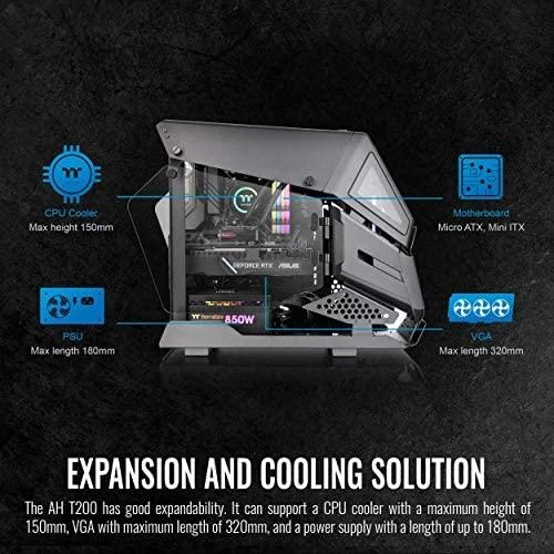 Thermaltake AH T200 grūdintas stiklas