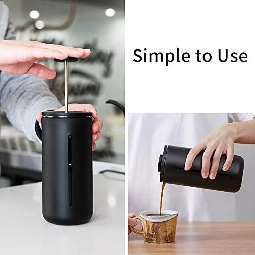 Kavamalė Prancūziškas presas TIMEMORE Mažas U formos, 450 ml