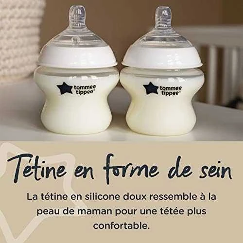 Tommee Tippee TOMMEE TIPPE Natural Start buteliukas CLOSER TO NATURE, su sterilizavimo funkcija 150 ml, 3 vnt., 42271820