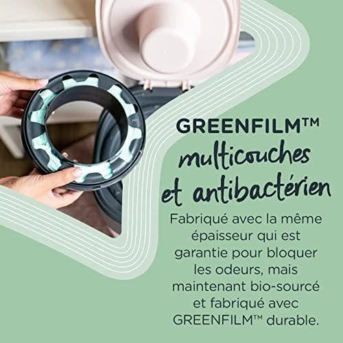 TOMMEE TIPPEE SANGENIC TWIST AND CLICK ADVANCED SAUSKELNIŲ KONTEINERIO IR 6 VNT. KASEČIŲ RINKINYS, Baltas