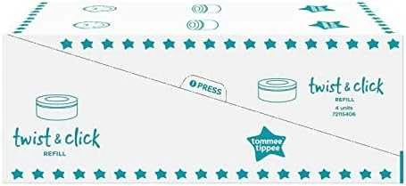 TOMMEE TIPPEE kasetė SANGENIC TWIST REFILL sauskelnių konteineriui, 1 vnt., 85100602