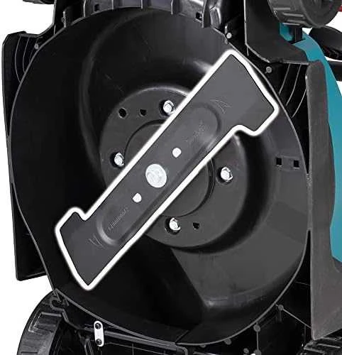 Makita DLM330RT akumuliatorinė vejapjovė 18 V ličio jonų, 1 x 5,0 Ah, DC18RC, 33 cm, 3 viename (pjovimas / surinkimas / mulčiavimas), 12,6kg,