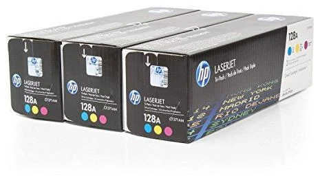 Hewlett Packard (HP) HP 128A, skirtas Color LaserJet CM1415 / CP1525 serijai C,Y,M (kiekvienas 1 300 puslapių)