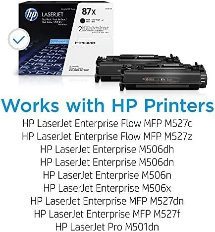 Hewlett Packard (HP) HP CF287X tonerio kasetė, didelės talpos, juoda, 2 vnt.
