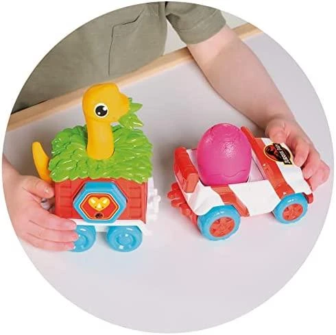 TOMY mašinėlės rinkinys su dinozauru Dino Rescue Ranger, E73253
