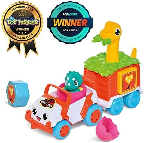 TOMY mašinėlės rinkinys su dinozauru Dino Rescue Ranger, E73253
