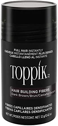 Toppik Hair Building Fibers atspalvį suteikianti priemonė plaukams, atspalvis: Medium Brown, 27.5 g