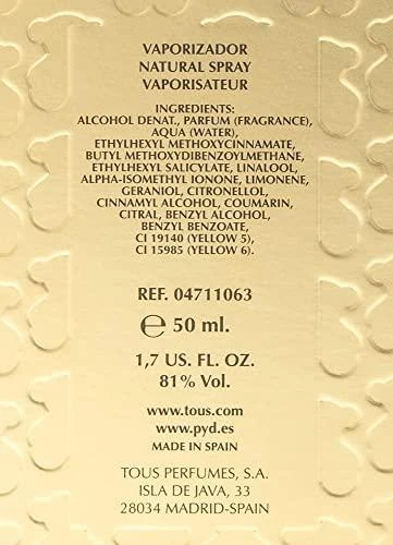 "Tous" kvepalų purškalas 50ml