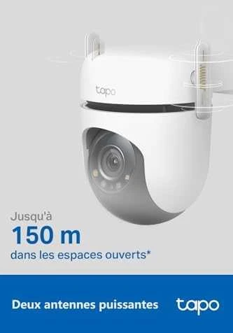 TP-LINK | Pan/Tilt Security Wi-Fi kamera | Tapo C520WS | Kupolas | 4 MP | 3,18 mm/F1,6 | IP66 | H.264 | „MicroSD“, iki 512 GB