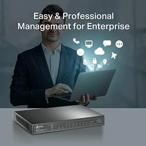 Šakotuvas TP-LINK | Jungiklis | TL-SG2210P | Tvarkomas žiniatinklis | Darbalaukis | SFP jungtys kiekis 2 | Maitinimas per Ethernet (PoE) jungtys kiekis 8 | Maitinimo tipas Išorinis | 36 mėn.