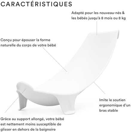 Stokke Flexi Bath - vonios įdėklas | Baltas