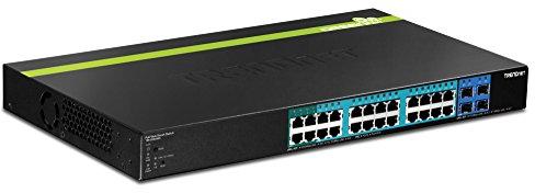 Šakotuvas TRENDnet TPE-2840WS - Tvarkomas - Gigabit Ethernet (10/100/1000) - Visas dvipusis maitinimas per Ethernet (PoE) - Tvirtinimas ant stovo - 1U
