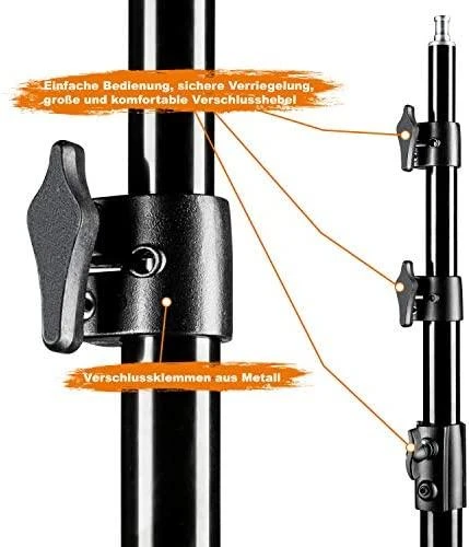 „Walimex wT-420 Lampenstativ“, 420 cm (14595)