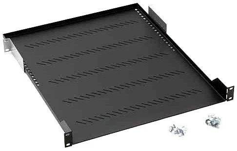 Triton 19" 1U perforuota lentyna, D650mm, maks. 40kg, šviesiai pilka