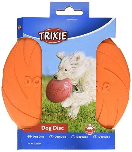 TRIXIE šunų žaislas skraidanti lėkštė, guminis, 15cm