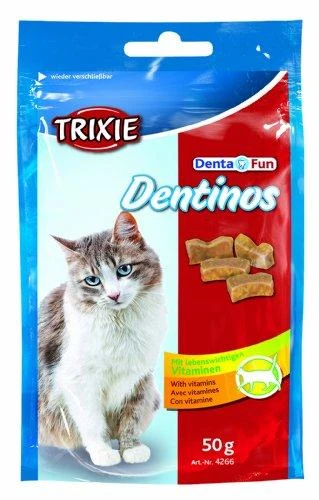 TRIXIE Dentinos kačių skanėstai su vitaminais 50 g