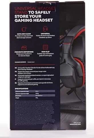 Ausinių stovas TRUST GXT 260 Cendor, Juodas, 22973