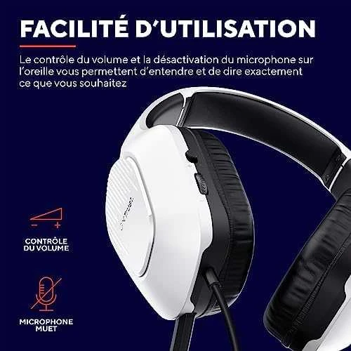 Trust GXT 415W Zirox laidinės ausinės (Baltos)