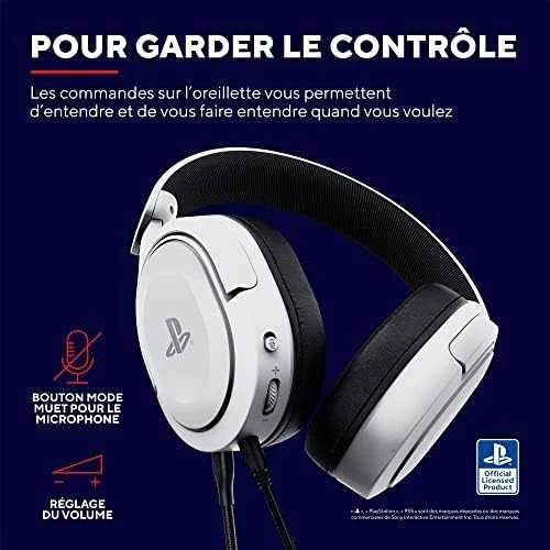 Trust GXT498W FORTA Baltos laidinės ausinės PS5