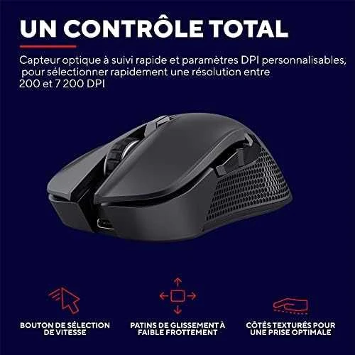 TRUST GXT 923 YBAR belaidė pelė | 7200 DPI