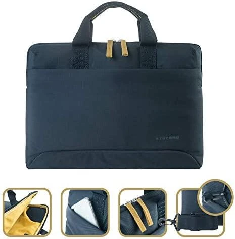 Tucano Smilza Super Slim Bag do macbook Pro 14” Air 15” Pro 13" notebook 14”-13” tamsiai mėlyna