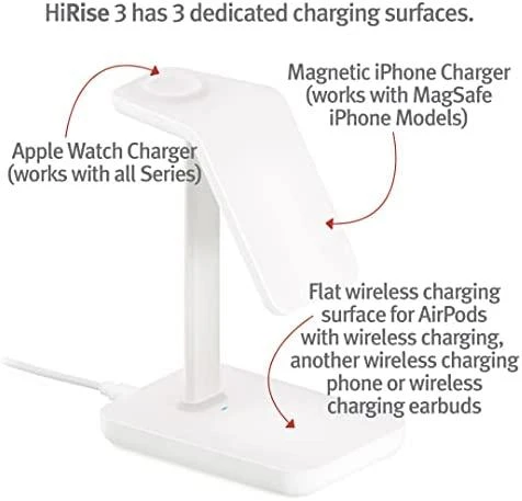 Twelve South HiRise 3 Wireless Charging Stand (juodas)