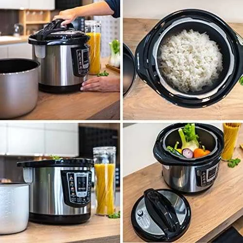 Daugiafunkcinis puodas First 1000W electric pressure cooker 6L
