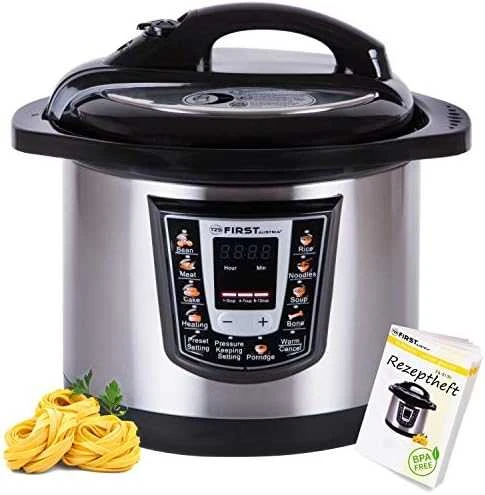 Daugiafunkcinis puodas First 1000W electric pressure cooker 6L