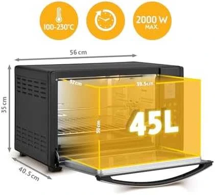 Elektrinė krosnelė First Austria Elektrinė viryklė su orkaite First FA-5046-2 (45 )