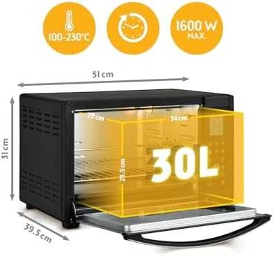 Elektrinė krosnelė First Austria Elektrinė orkaitė First FA-5043-2(30L) 1600W