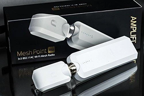 „Ubiquiti AmpliFi HD Meshpoint“, (1) Dviejų juostų antena, trijų polių, 802.11ac 13–1300 Mbps, 6,5–450 Mbps