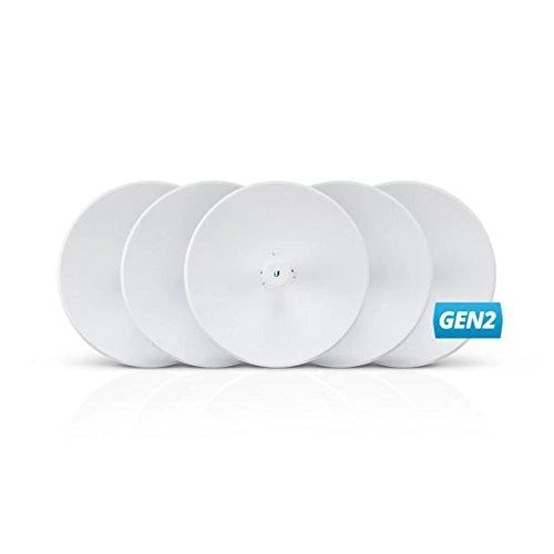 UBIQUITI PBE-5AC-Gen2-5 5 Pack Ubiquiti PowerBeam AC Gen2 25dBi 5GHz AC 450+ Mbps, GigE PoE, 400mm Dish