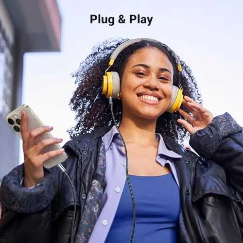 UGREEN CM450 USB-C - AUX 3.5mm laidas 1m juodas