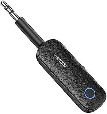 UGREEN CM403 AUX siųstuvas / imtuvas, Bluetooth 5.0 (juodas)