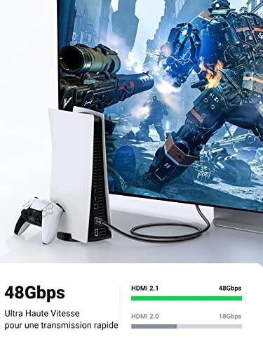 Kabelis HDMI 2.1 UGREEN HD135 8K 60Hz 2m