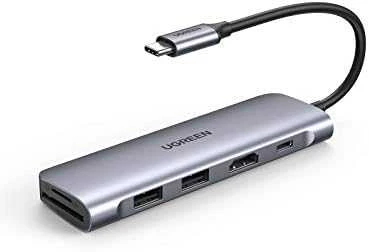Šakotuvas Ugreen CM195 6-in-1 USB-C