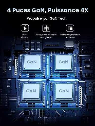 UGREEN 2USB-A+4USB-C 200W Desktop greitasis įkroviklis, pilkas
