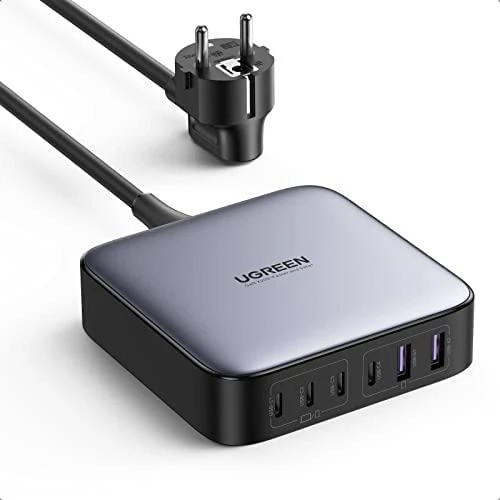 UGREEN 2USB-A+4USB-C 200W Desktop greitasis įkroviklis, pilkas