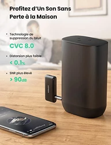 Ugreen 3,5 mm Bluetooth 5.0 automobilinis adapteris