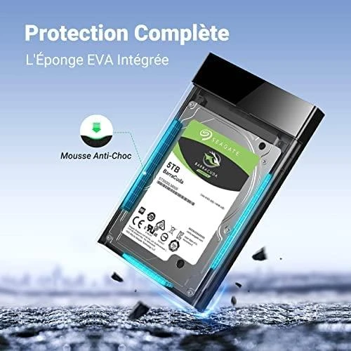 UGREEN US221 SATA išorinio disko dėklas HDD 2.5 "
