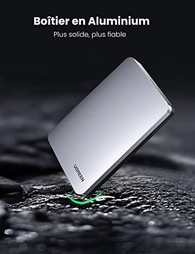 Ugreen CM300 70498 skyrius 2,5'' SATA 3.0 6Gbps kietasis diskas - pilka + USB-C - USB-A laidas 0,5 m