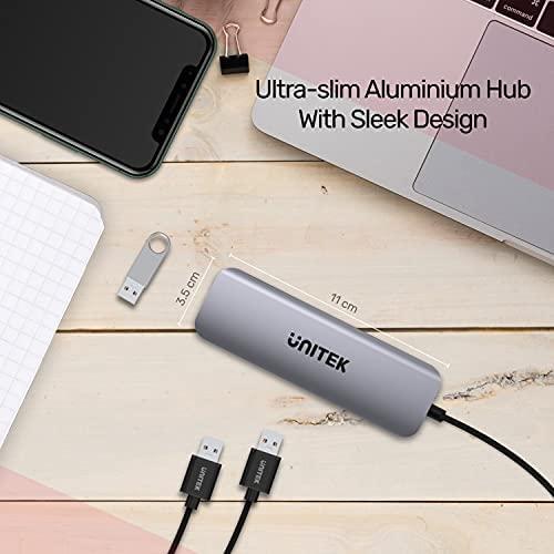 UNITEK Hub USB-C 3xUSB 3.1 Gen1 PD 100W SD Micro SD H1107C