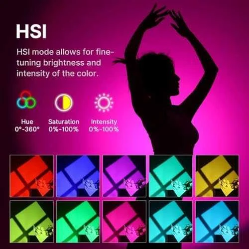 Apšvietimo Įranga - Ulanzi V 120C 120W RGB Vaizdo Šviesa, 2700K-6500K
