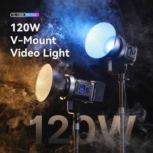 Apšvietimo Įranga - Ulanzi V 120C 120W RGB Vaizdo Šviesa, 2700K-6500K