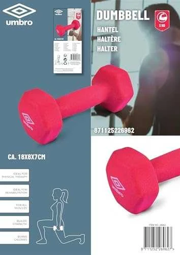 Umbro - Exercise dumbbell 3kg (Mėlyna)