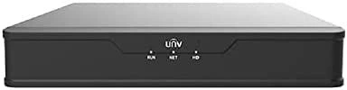 Uniview NVR, 8 kanalai, 8xPoE (maks. 108W), H.265, 1x HDD (maks. 6TB), pralaidumas 64/48Mbps, HDMI, VGA, 2xUSB 2.0, garsas, ONVIF